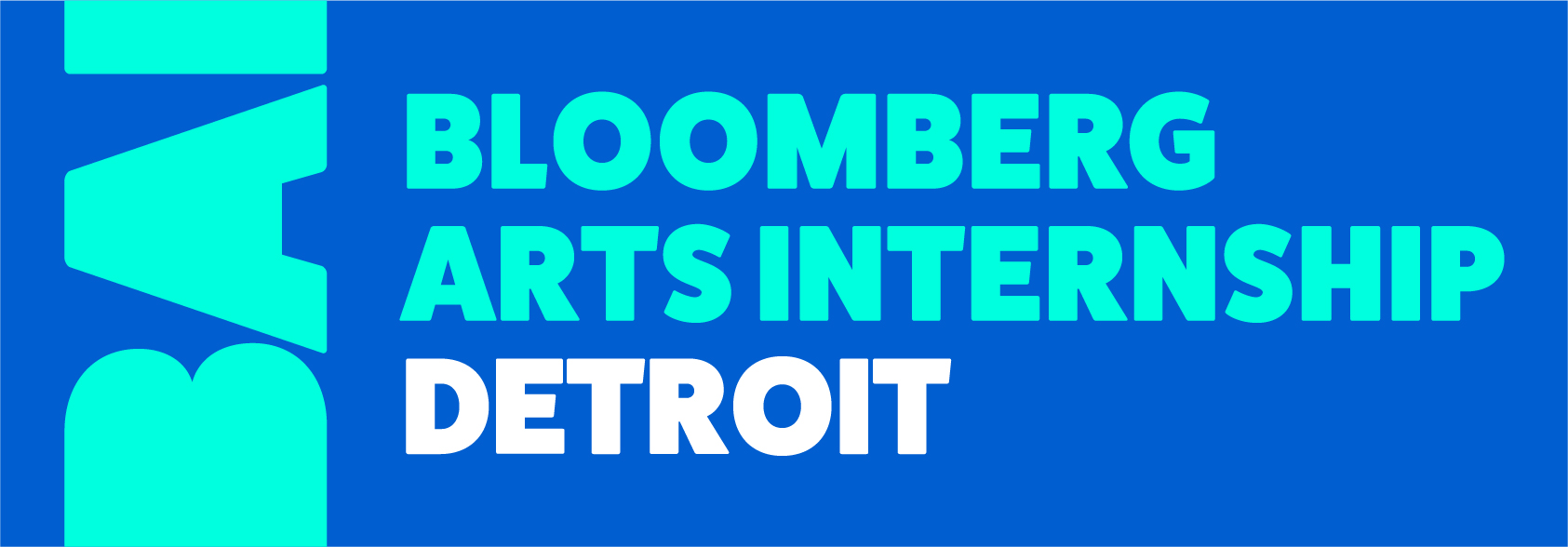 Bloomberg arts internship Detroit, logo. BAI